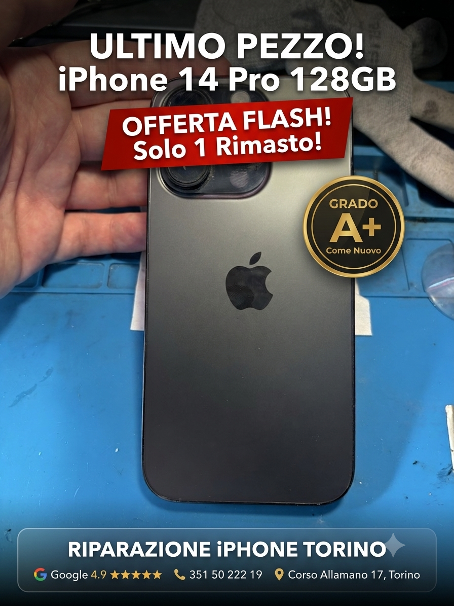 Apple iPhone 14 Pro 128GB Nero Grado A