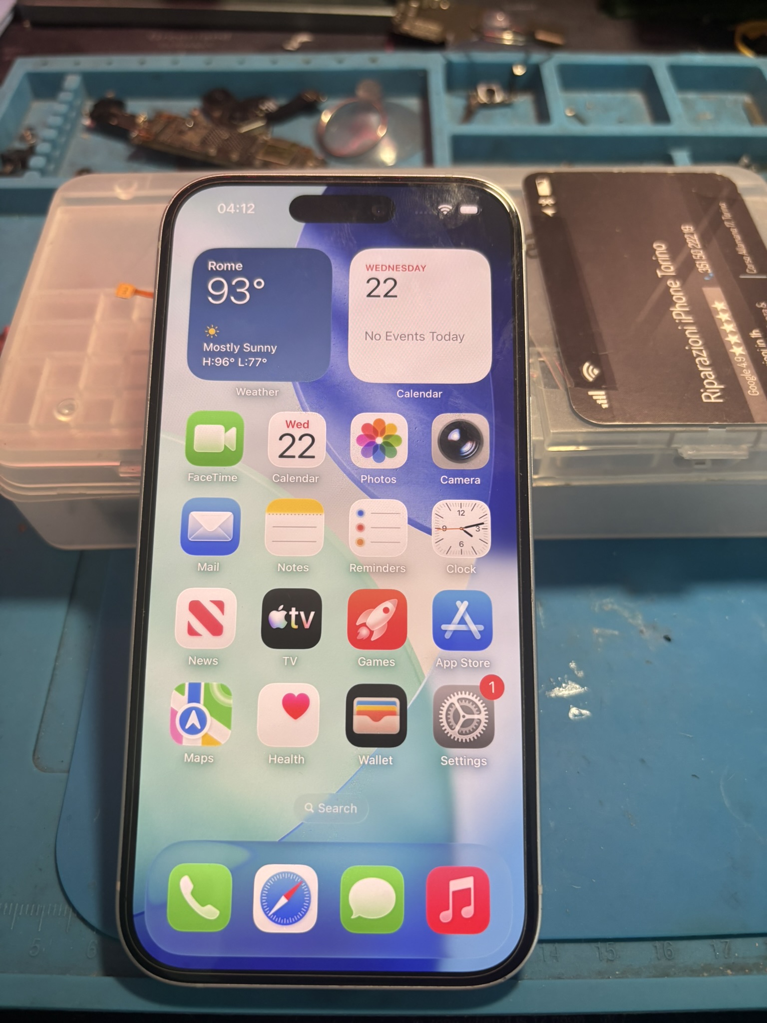 Apple iPhone 15 128GB Blue Grado A+ immagine 3